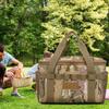 Insulated Cooler Bag with Adjustable Dividers Large Capacity Leakproof Thermal Lunch Bag Portable Camping Picnic Cooler Bag