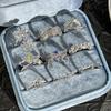 Light Luxury Full of Diamonds, Flowers, Feathers, Starry Korean Version, High-end Ring, Femininity, Fashion Niche, Cold Wind, Ring Tide