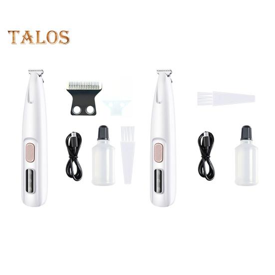 Tagliapeli per Zampe di Cane con Luce LED 3-in-1 Tosatrice Elettrica per Toelettatura Cani a Basso Rumore Cordless Ricaricabile Rasoio per Animali Domestici per Zampe Orecchie Faccia Groppa