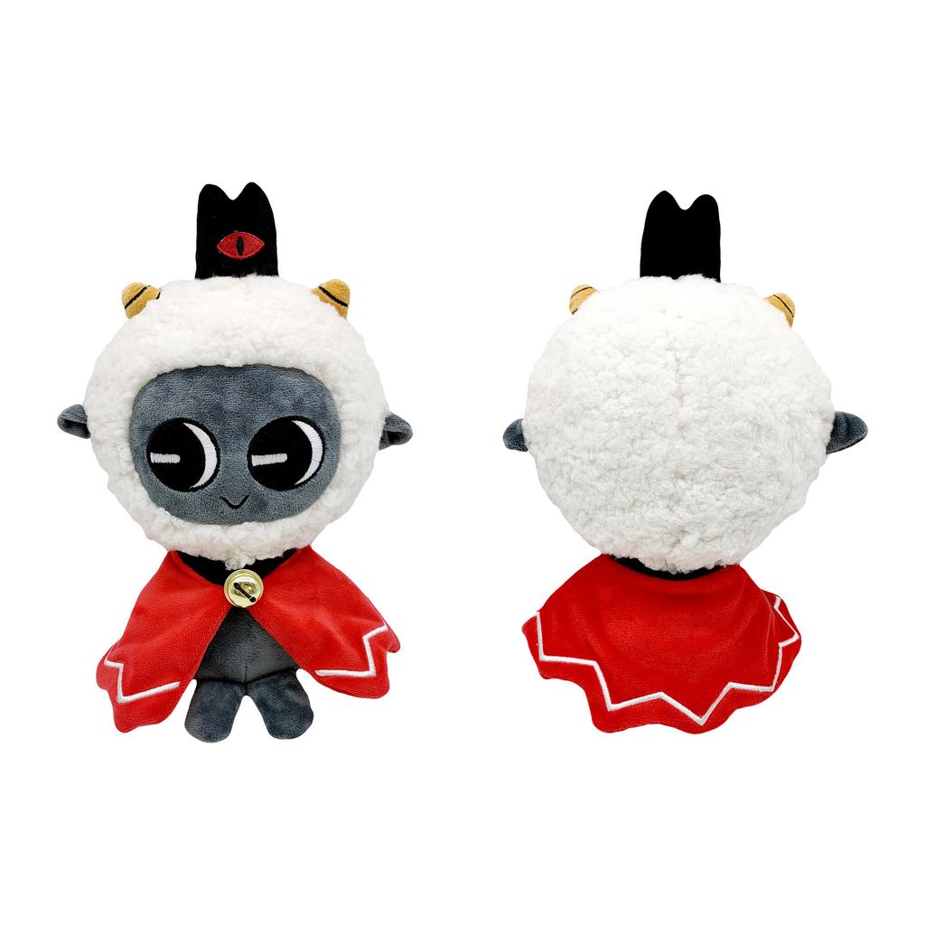 Cult of the Lamb Lamb Plush Toy - Game Collectible Stuffed Animal, Soft Cute Doll