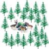13 Pcs Tree Deer Figurines Forest Woodland Theme Cake Topper Tree Deer Cake Decorations for Christmas Cake Topper Decoration