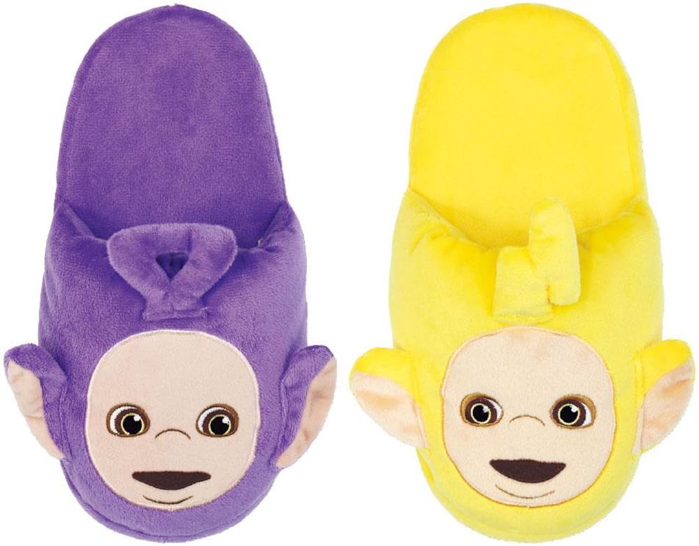 

Tees Factory Teletubbies Plush Slippers Tinky Winky Lala & TT-5539027TL