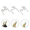Nylon PVC ABS Reparatur Auto Stoßstangen Reparatur 0,6 mm Wellenklammern 1500 Stück Kunststoffschweißer Klammern Kit Wie abgebildet Automobilreparatur