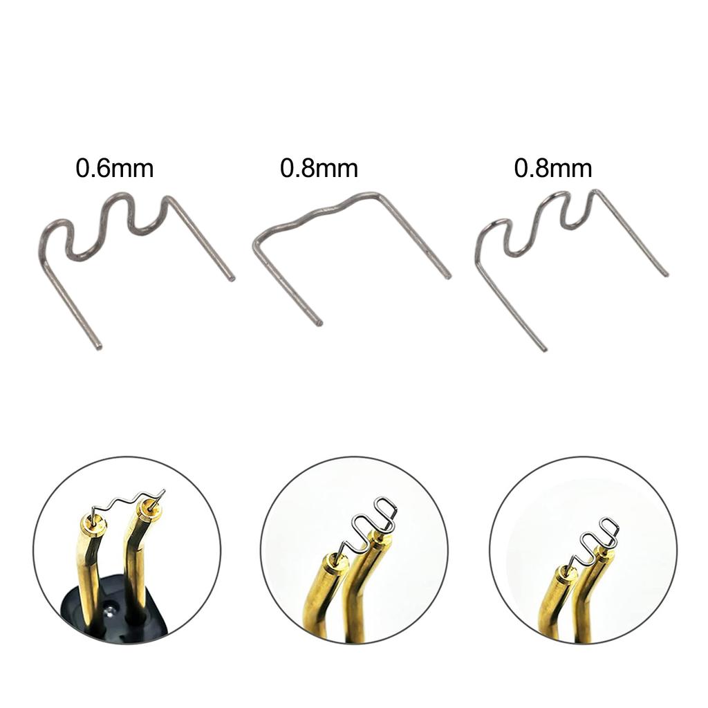 Nylon PVC ABS Reparatur Auto Stoßstangen Reparatur 0,6 mm Wellenklammern 1500 Stück Kunststoffschweißer Klammern Kit Wie abgebildet Automobilreparatur