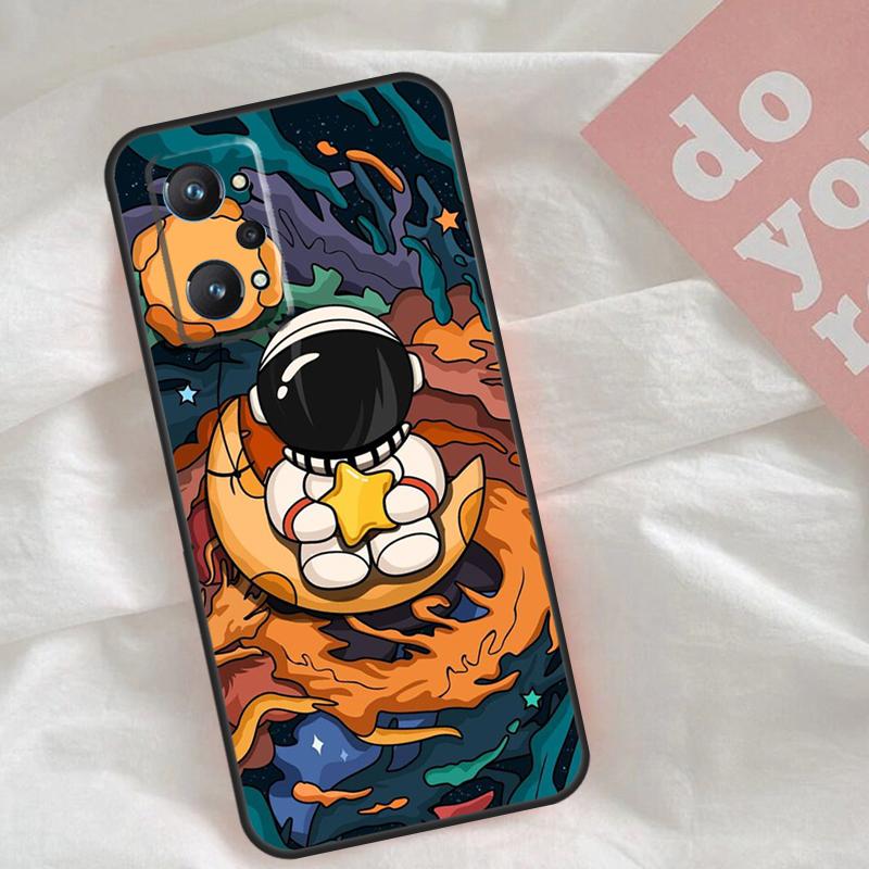 Star Astronaut Cute Case For Realme C75 C63 C61 C65 C67 C55 C51 C53 C35 C71 15 11 12 13 14 Pro Plus GT6 GT7 Pro