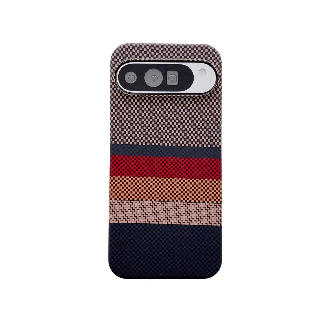 Luxury Slim Carbon Fibre Texture Magnetic Charging Case For Google Pixel 11 10 9 Pro XL 9A 8 7 Pro Half-pack Protect Phone Cover