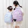 [Mother Garden] Kids Backpack, Maximum Capacity 12L, Girls' M Size, Unicorn [Puffy Pattern] Strawberry Backpack with Ribbon, Children's Backpack, Larg