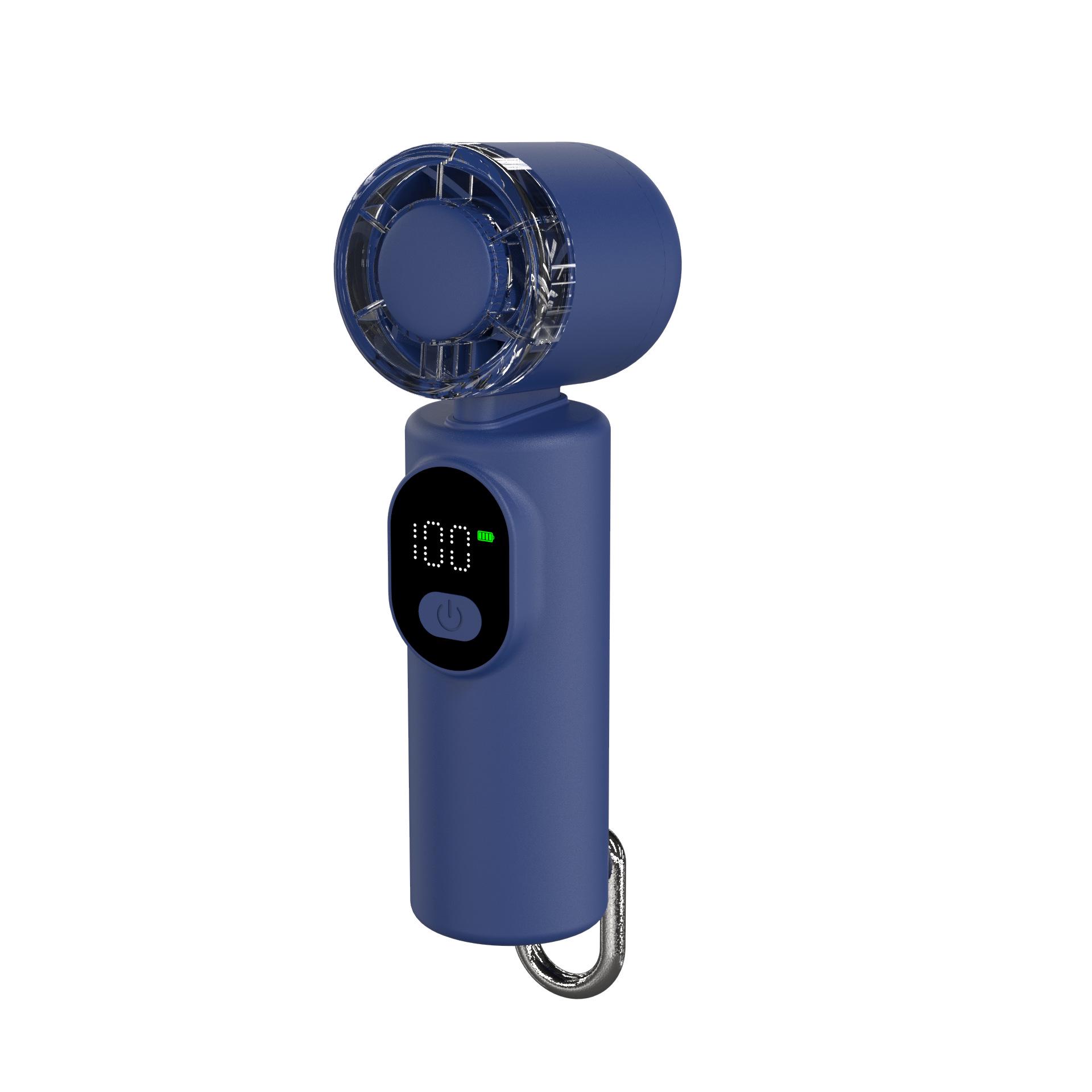 Compact High-Speed Portable Desktop and Handheld Fan 44.8*35.8*119mm