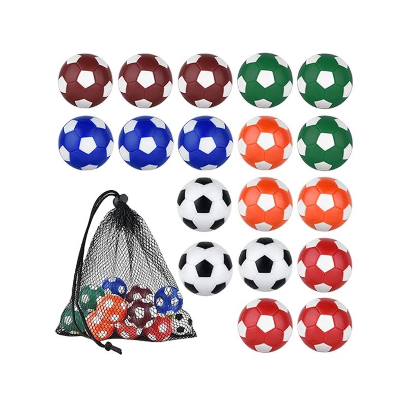 18Pcs Table Soccer Foosball Replacement Balls Official Table Soccer Balls Tabletop Football Balls Football Machine Part