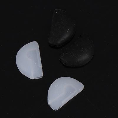 1 paar õhukeste prillide ninapehmendusi, kleepuvad silikoonist ninapehmendused, libisemiskindlad läbipaistvad ninapehmendused