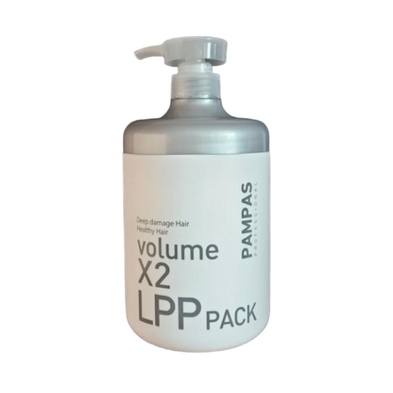 

PAMPAS Объем X2 LPP Пакет 1000мл | Профессиональный LPP Уход для волос | Восстанавливающая и увлажняющая маска для волос | Салонный уход K-Beauty 1L