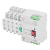 Dual Power Automatic Transfer Switch DIN Rail Mount 4P Generator Changeover Switch AC400V 63A