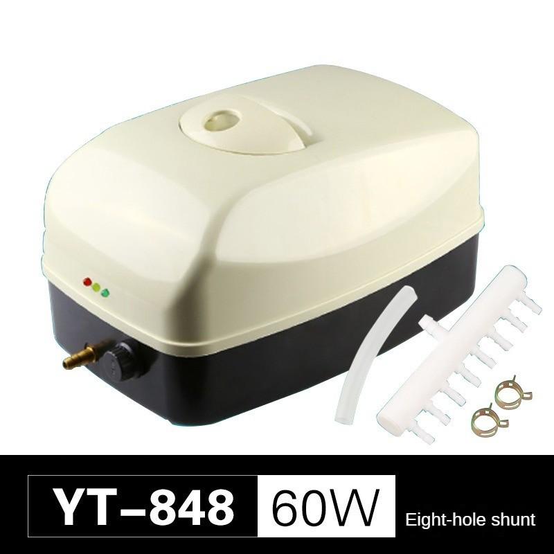 

Мощный кислородный воздушный насос для аквариума, аэратор для аквариума двойного назначения AC/DC, бесшумный кислородный насос для аквакультуры