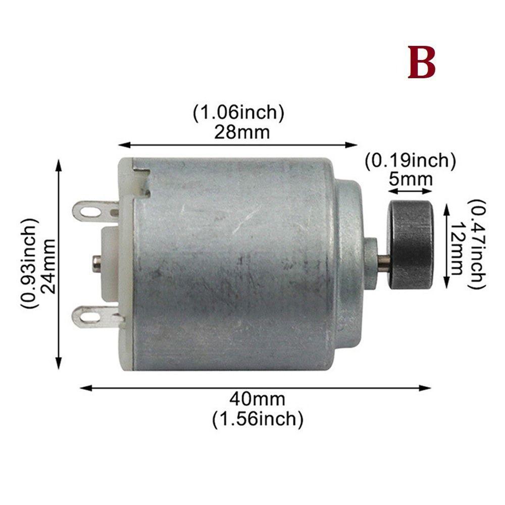 1ks Vysokorychlostní elektrické stroje Nástroje DC 3-12V Elektromotory Nový motor 260