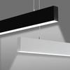 Lampe suspendue LED - NETTLIFE - 32W 107 cm - Dimmable - Noir - Hauteur réglable avec télécommande