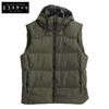 23 Khaki TYROL Hooded Down Vest FILL VEST Best M khakiUsed