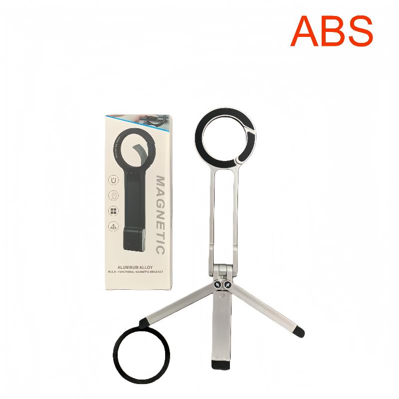 1 Set Magnetic Cell Phones Tripod Mount Foldable Portable Phone Holder Stand For Magsafe Phone 16 15 14 13 12 Pro Max