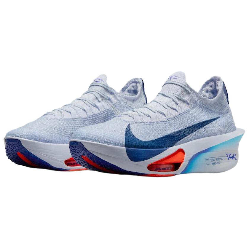 Nike Air Zoom Alphafly NEXT% 3 Football Grey Blue Void Sneakers Unisex Fantasma Persiano-Viola Blu-Fulmine FD8311-001