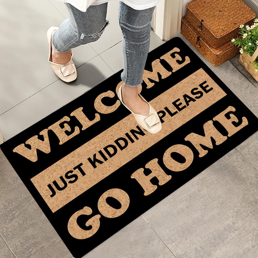 1 Pcs of Evil Eye Door Mat WELCOME Rug Living Room Bedroom Entry Doormat Outdoor Nonslip Floor Mat Sofa Foot Mat Kitchen Mat