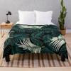 Cover blankets Sofa throw blanket coraline fleece blanket cooling blanket custom decorative bed blankets green plant flower bird