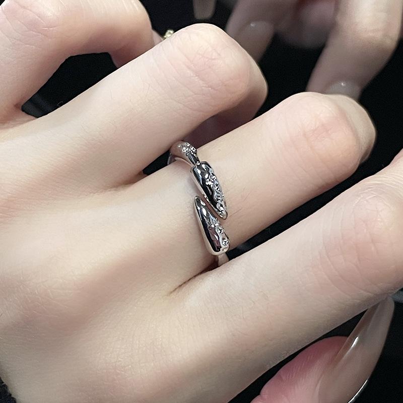 Nischen-Design Sinn Kalter Wind Französische Liebe Hoher Sinn Persönlichkeit Süßer Öffnungsring Damen Zeigefingerring