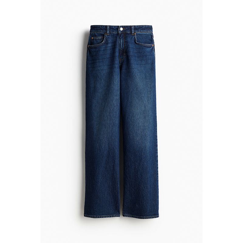 

HM Women s Autumn Women s High Waist Wide Leg Denim 1045459