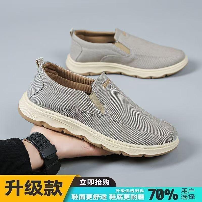 New men's shoes autumn breathable new casual lazy cloth shoes canvas shoes men's