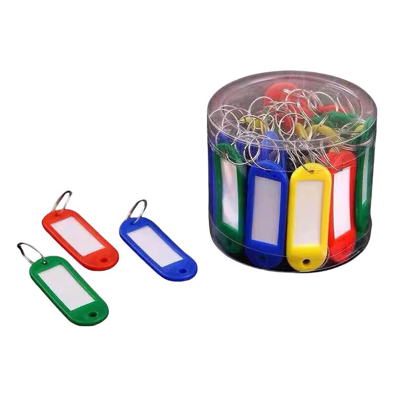 Mixed Color Plastic Key Tags