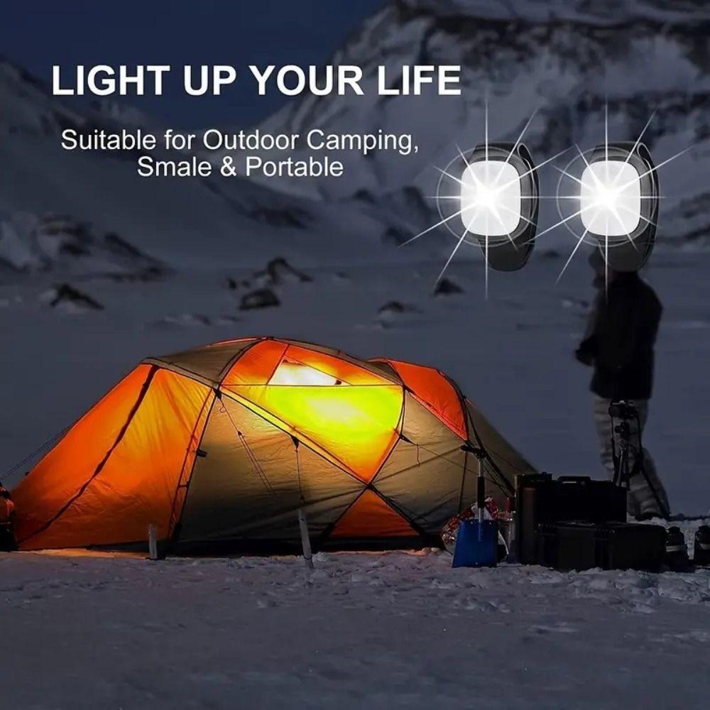 4 Lighting Modes Clip on Lamp for Cap USB Rechargeable Safety Warning Light  Emergency Use