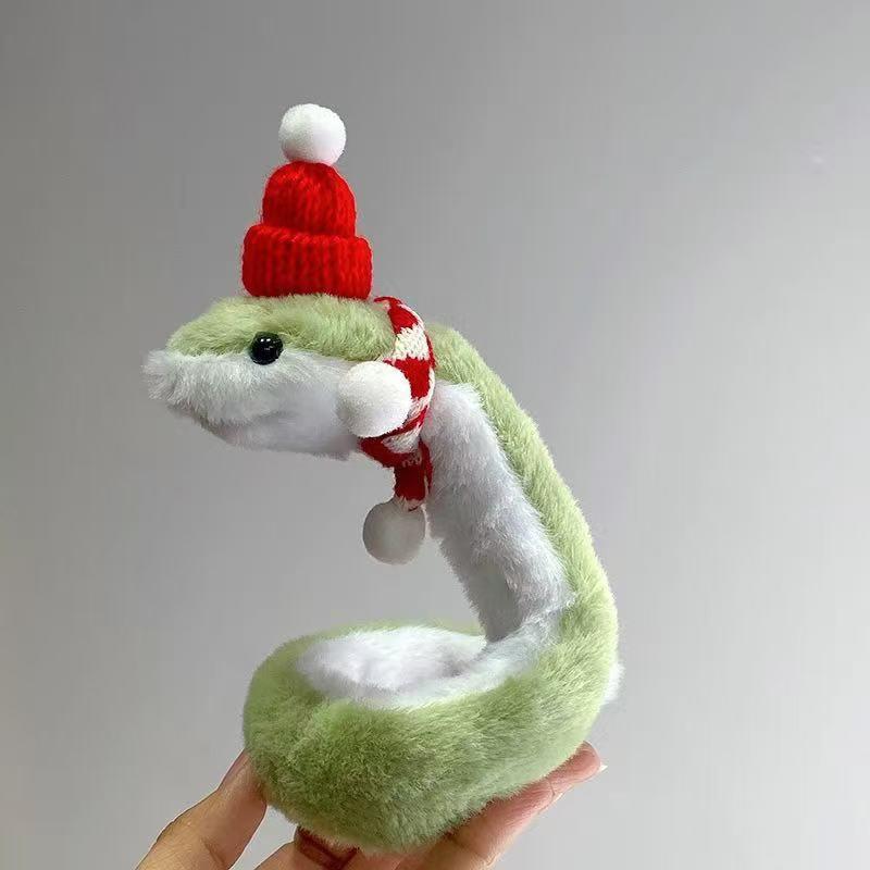 Jucărie de pluș Șarpele Mic de Anul Nou Păpușă Păpușă Jucăușă pentru Copii Fată Ornament Drăguț Păpușă Mascotă Păpușă Jucărie de Pluș Șarpe Drăguț