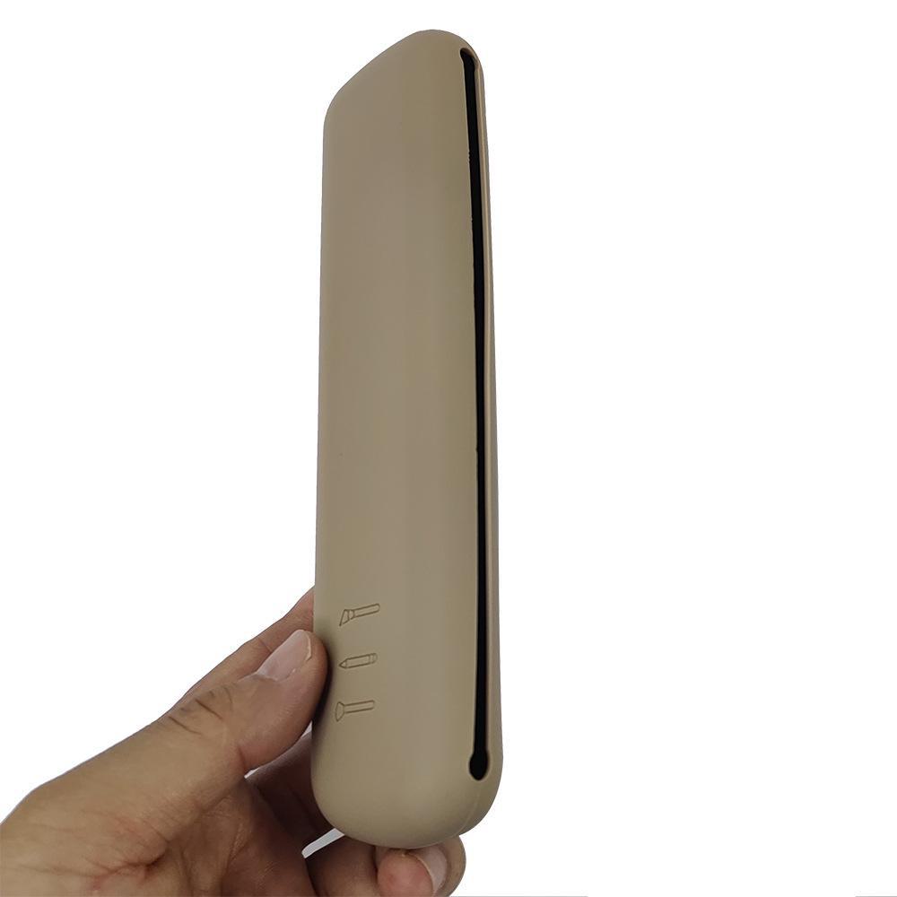 

Портативный силиконовый набор для хранения карандашей для бровей и кистей для макияжа - пыленепроницаемый, компактный органайзер Khaki