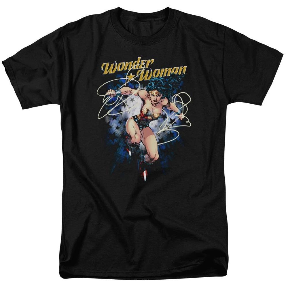 Wonder Woman Star Burst DC Comics Adult T-Shirt S