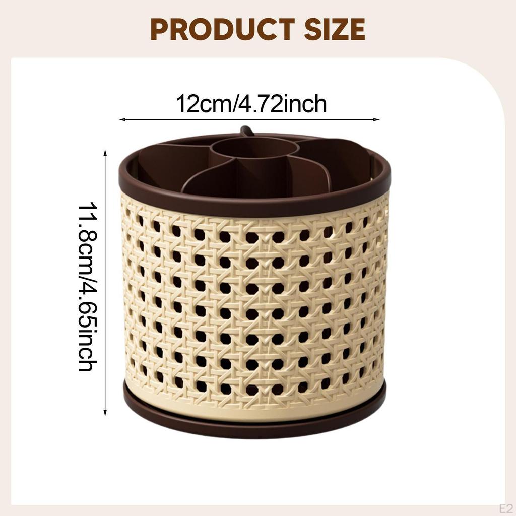 Schreibtisch Organizer Stifthalter 360° Drehbar für