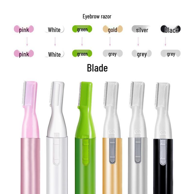 Electric Eyebrow Trimmer - Beginner-Friendly, Anti-Scratch Shaver for Hair Removal and Shaping