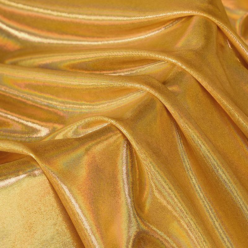 Glitter Laser Fabric Soft Shiny Liquid Iridescent Holographic Cloth DIY Sewing Stage Costume Wedding Party Background