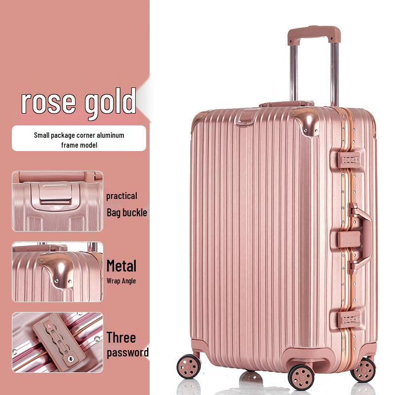 

Ultralight 20-Inch Aluminum Frame Trolley Suitcase with Universal Wheels for Travel 20 inches