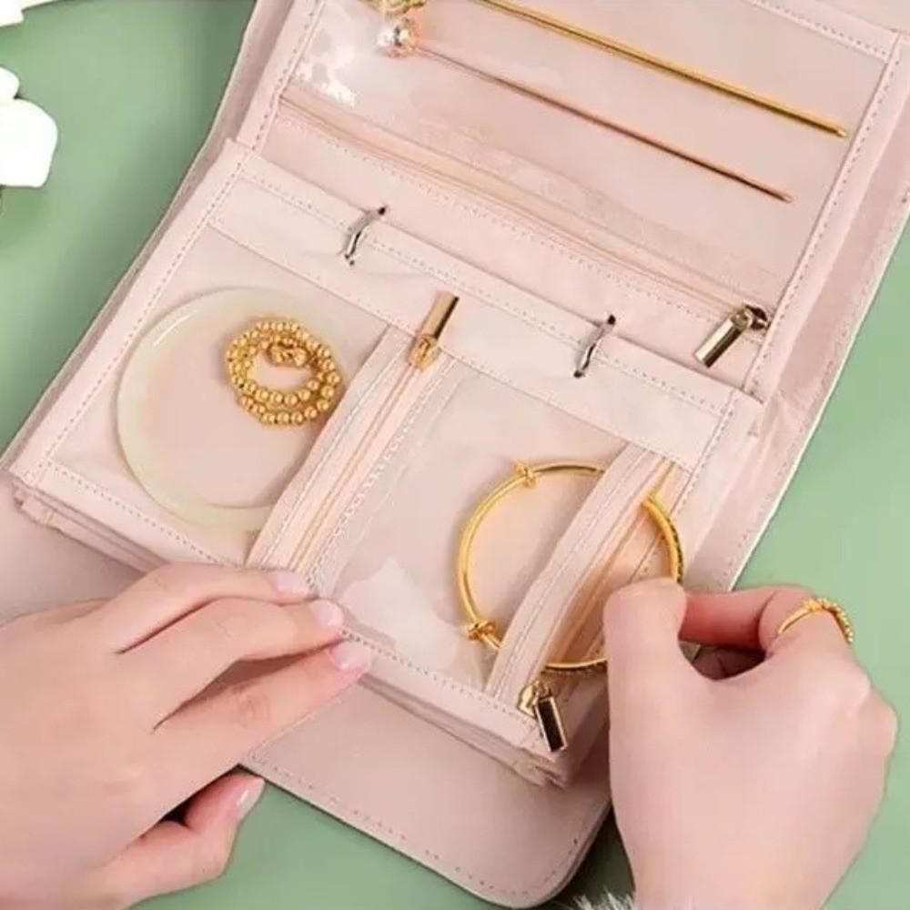 Waterproof Jewelry Storage Book Love Heart Necklace Binder Display Box Necklace Binder  Display