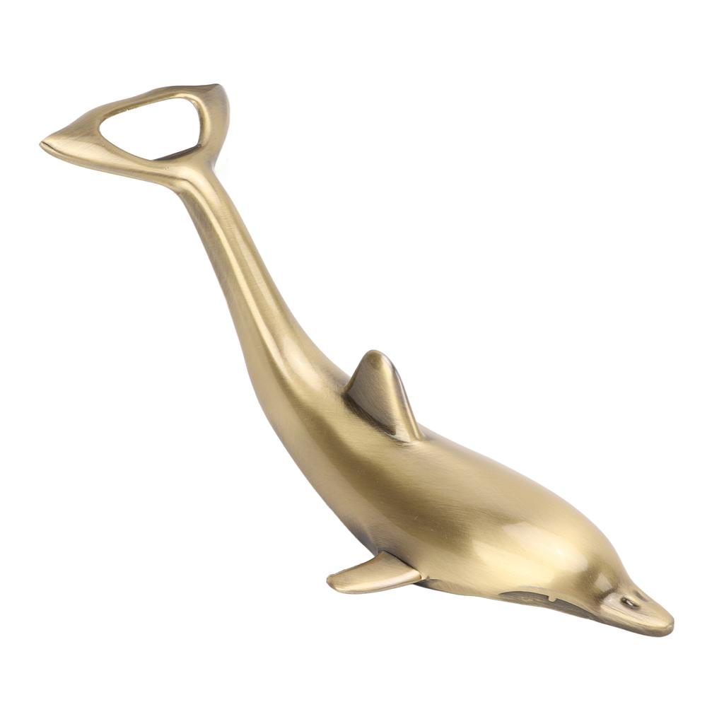 Bottle Opener Exquisite Dolphin Shape Rust Resistant Anti Slip Grip Small Size Bottle Can Opener