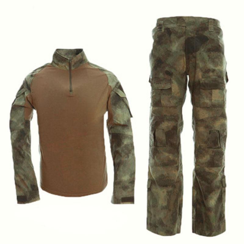 Militärarmee-Uniform, taktische Ausrüstung, Kampfhemd + Hose, Set, Jagd-Tarnanzüge
