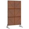 Privacy Screen Gray 100 X 50 X 180 Cm Steel