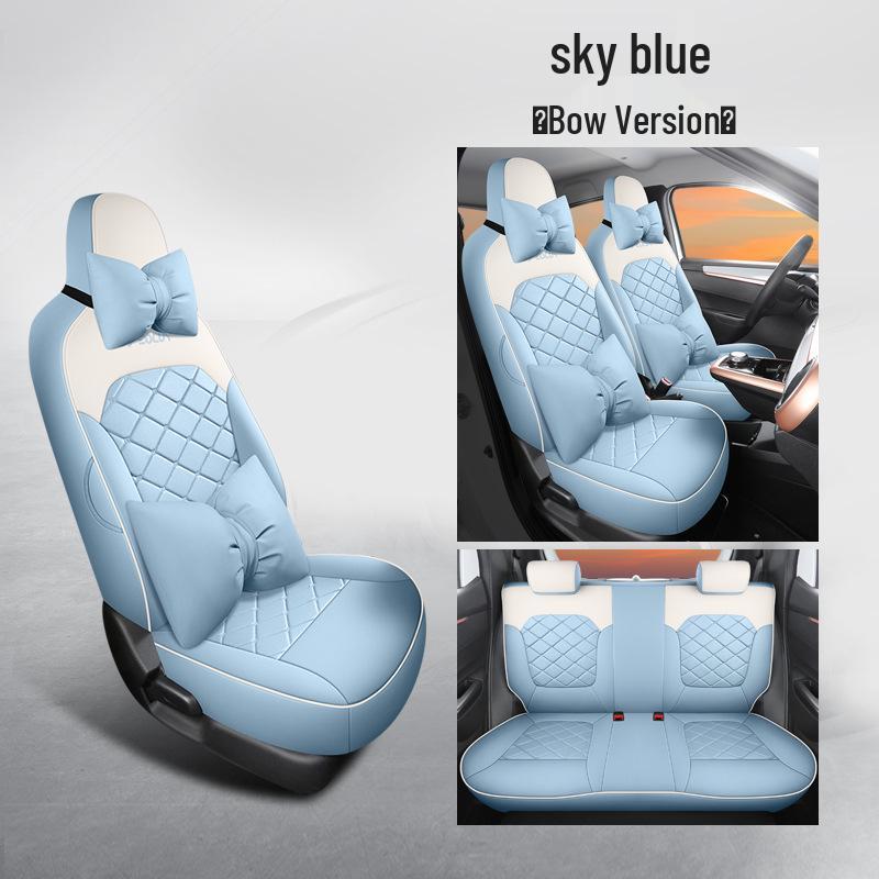 Universal Nano Leather Car Seat Cushion - All-Season Fit