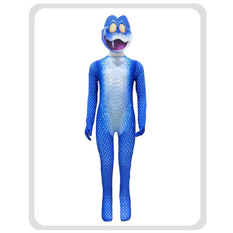 Zootopia2 Gary De Snake Cosplay Costume For Kids With Mask And Hoodie For Holiday Parties