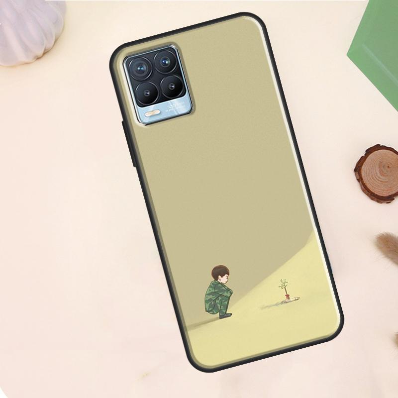 

Чехол Аварийная посадка любви для Realme C63 C61 C65 C67 C75 C55 C51 C53 C35 C71 11 12 13 14 15 Pro Plus GT6 GT7 Pro Realme 11 Pro Plus