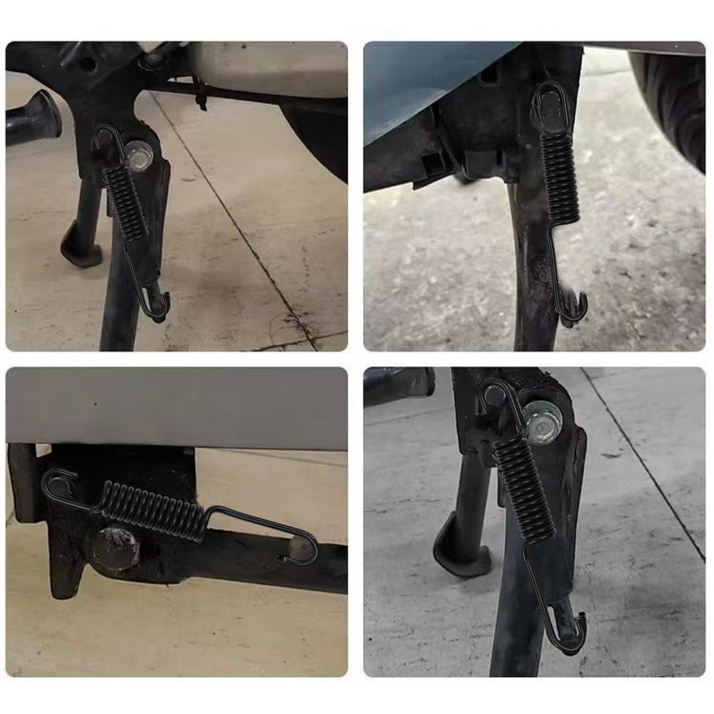 4/1 Stück Motorrad Seitenständer Feder Fuß Seitenständer Metall Pedal Rückholfeder Praktische Ständerfeder Ersatz für Motorrad