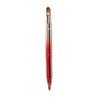 Double-Ended Retractable Lip Brush with Cap - Portable, Colorful Metal Design for Makeup Artists