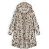Autumn and Winter Fashion Women's Clothing European and American Style Button Plush Coat Irregular Plush Top Solid Color Coat