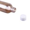 Transparent Plastic Bottle with Lid - Empty Small Trial Pack for Alcohol or Honey - Large Mouth Capsule Bottle