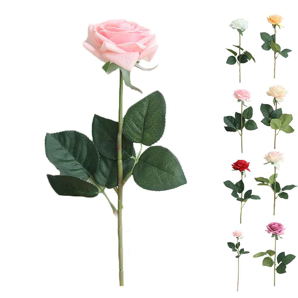 Rustic Retro Tea Rose Wedding Home Decor Flower Artificial Flowers
