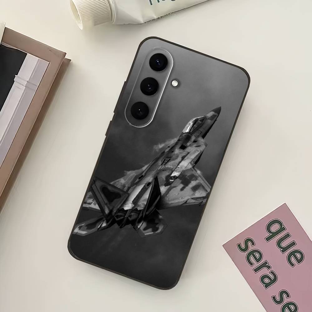 Raptor Aircraft Phone Case For Samsung Galaxy A73,A21s,A22,A31,A52,A53,A71,A41Soft Black Shell Samsung a31