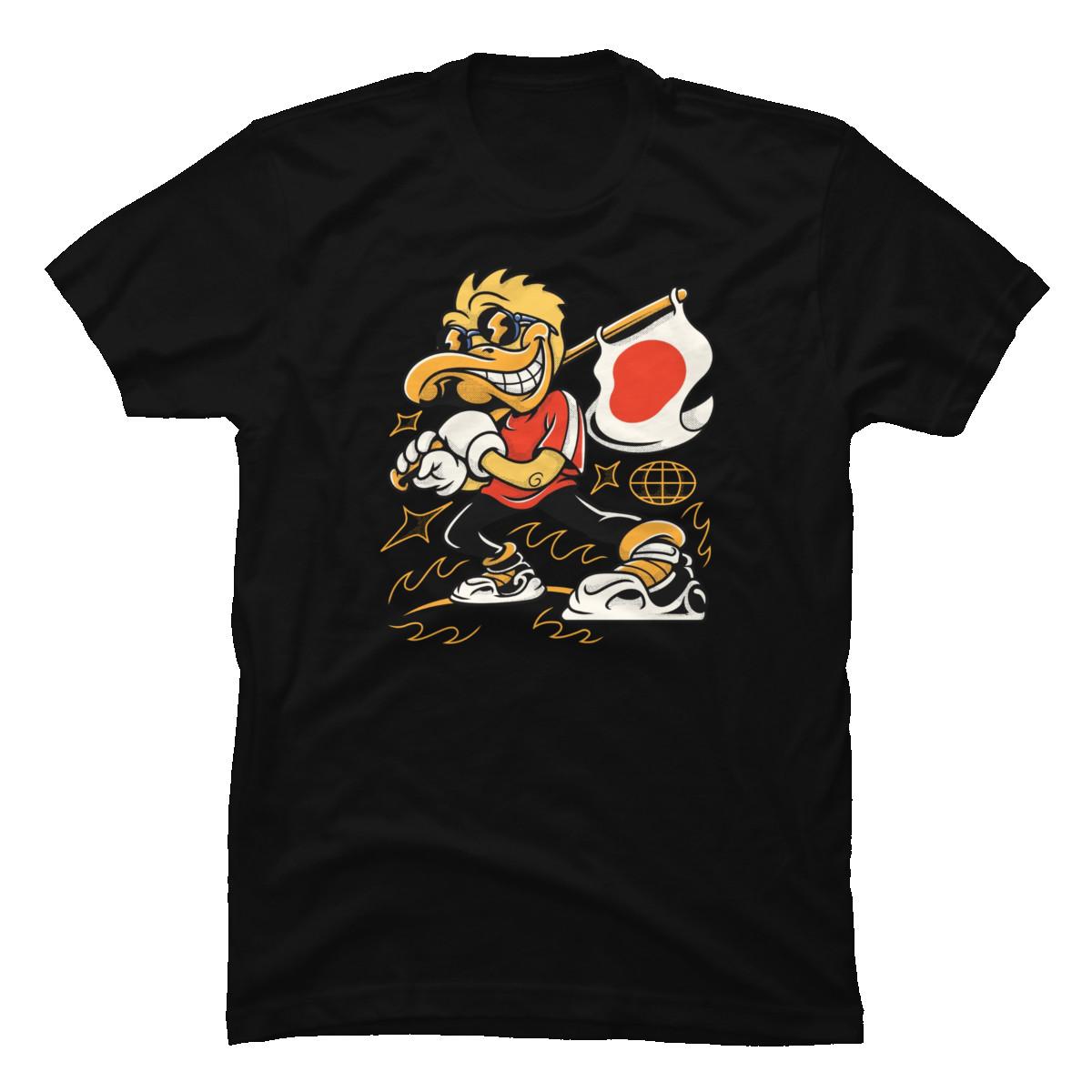 Happy Japanese Yellow Duck T-Shirt XXXL